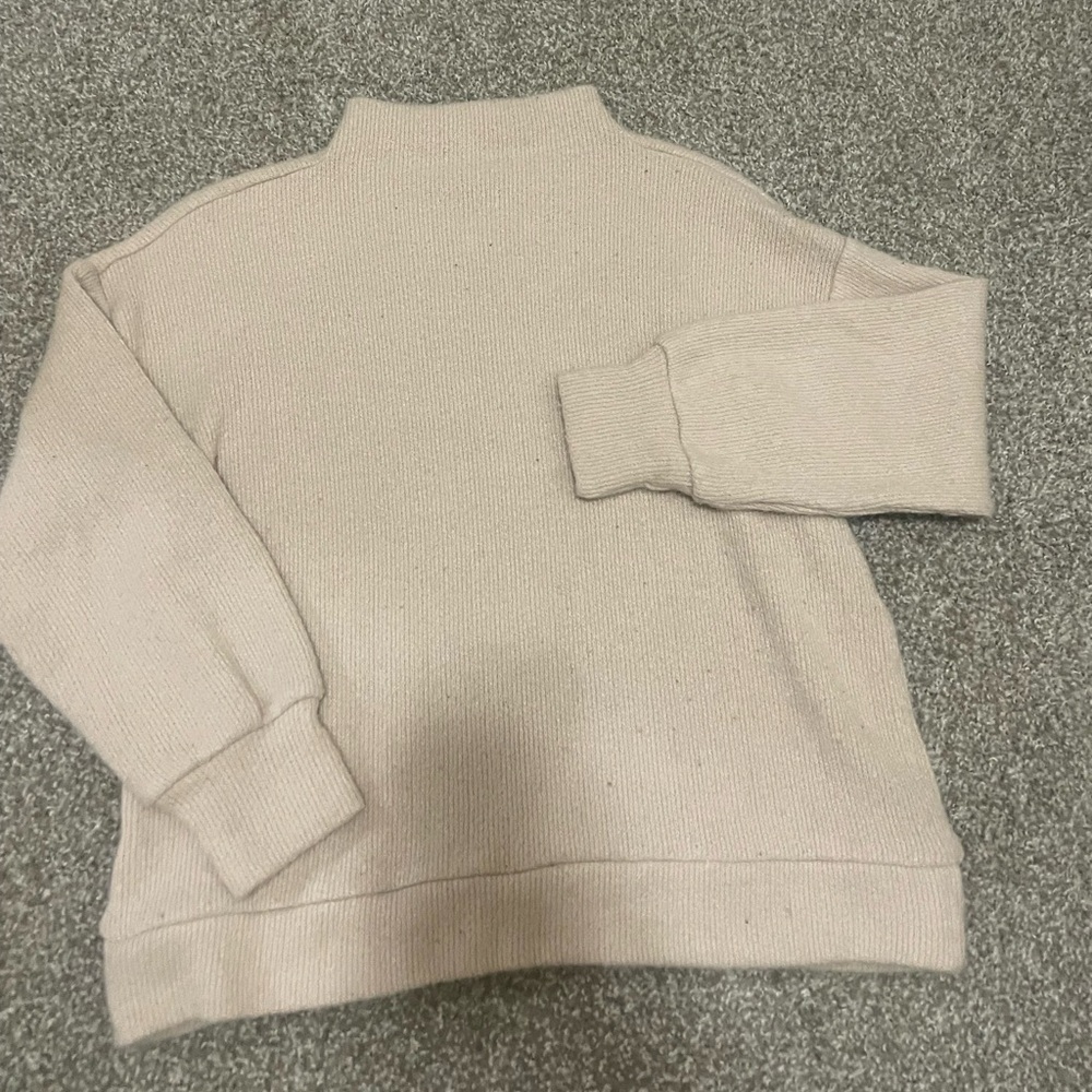 LOFT Light Beige Knit Sweater